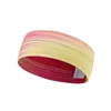 2PC Headbands Gradient Color Non Slip Sweatbands Headband Grip Tennis for Yoga Basketball Running Sport Sweat Head Hair Sweatband Y23