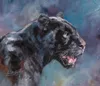 ArtworkblackpantherUnframed Modern Canvas Wall Art for Home and Office DecorationOil Painting Animal painatings frame9375301