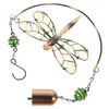 Dekorative Figuren, Windspiele, Libelle, Kolibri, zum Aufhängen, Eisenglocke, Windspiele, Outdoor-Wand, Geschenk, geschmiedet, Retro-Erinnerungsornament