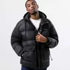 Veste en duvet de coton pour hommes, veste tendance en coton pour hommes, veste d'hiver en peluche et à pain épaissie, veste chaude et décontractée 1c