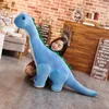 Плюшевые куклы 50 100 см красочные гигантские игрушки динозавров фаршированные танстрофеус детские подарки подарки на день рождения рождественский бринкедос 230418