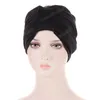 Femmes musulmanes Turban Cap Hijab Bandeau Intérieur Cap Couleur Unie Chimio Chapeau Bonnet Foulard Chapeaux Femme Wrap Cover Perte De Cheveux Caps