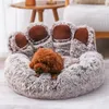 kennels pens Dog Bed Cat Pet Sofa Cute Bear Paw Shape Comfortable Cozy Sleeping Beds For Small Medium Large Soft Fluffy Cushion 231118