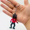 مفاتيح حلقات المفاتيح حلقات مفاتيح أنيمي Skibidi تواليت مفاتيح المفتاح PVC Keyring Figure DOP TOY TOY PENDANT للرجال حقيبة تحمل على الظهر مضحك 231118