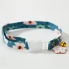 Colliers de chat conduit collier avec cloche soleil fleur pendentif accessoires petits et moyens chiens animal de compagnie chiot chaton collier en gros