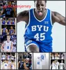 2023 XII BYU COUGARS 농구 저지 태너 헤이 허스트 달린 홀 Nate Webb Fousseyni Traore Jared McGregor Hao Dong Jimmer Fredette Byu Jerseys Custom