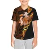 Chemises décontractées pour hommes Polynesian Tribal Pohnpei Totem Tattoo Prints Custom Design Boys Baseball Jersey Kids Polyester Mesh Fabric School