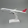 Uçak Modle 20cm Boeing 777 Türk Havayolları Alaşım Uçak B777 Tekerlek Model Oyuncakları ile Çocuklar Çocuklar Koleksiyon Süslemeleri İçin Hediye 231118