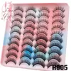 5/20pairs 3d mink fransar naturliga falska ögonfransar dramatiska tjocka falska ögonfransförlängning faux cils grossist makeup verktyg makeup verktyg tillbehörsfalse ögonfransar