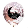 Party Decoration 12Inches Balloons Eid Mubarak Round Ramadan Latex Balloon Supplies Clear Mubaraks Moon Star Castle Sequins Of 0 75F Dhifs