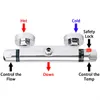 Pommeaux de douche de salle de bains Xueqin laiton chromé robinet thermostatique mélangeur valeur double poignée baignoire froide murale 231118