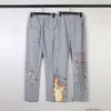 Designers Casual Pant Streetwear Jogger Trousers Sweatpants High Street Trendy TravisScotts Mud Dyed i Flame Ns Internet Red Slightly Spicy Casual Pants