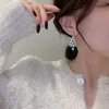 dangle earrings韓国のクリスタルスノーフレークツリーfor women zirconクリスマス繊細な耳のピアスパーティージュエリー