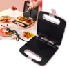 Altri utensili da cucina Macchina elettrica per la colazione Macchina per la colazione Mini completamente automatica Doppio vassoio Riscaldamento laterale multifunzionale AU 220 V 750 W Rosa 231118