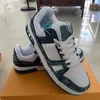 2023 Designer Treaker Treaker Trainer Buty Casual Buty Calfskin Abloh White zielony czerwony niebieski litera Platforma Platforma Low Treakers Rozmiar 36-45 L5