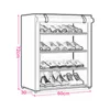 Clothing Storage & Wardrobe 5 Layer DIY Large Capacity Shoe Rack Non-woven Standing Prevent Dust Organizer Shoes Cabinet Home Furniture