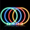 Dog Collars Leashes Led Flash Light Up Puppy Neckcollar Glowing Necklace For Small Medium Large Pet Usb Rechargeable Cuttable Drop Dhswz