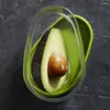 Opslagflessen fruit Containers Scherper Space Saving Compact Avocado Savers Case Kitchen Home Niet giftig herbruikbare praktische voedselbox