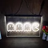 Game Ghost Led Neon Sign Home Decor nyår Vägg bröllop sovrum 3d nattljus