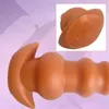 Anal Toys Big Buttplug Silicone Plug Beads Butt Erotic Product voor volwassen games Prostaat Massager Sex voor vrouw mannen Gay 230419