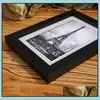 Frames en lijstwerk beeld frame display galerij muur montage po ambachten kase home decoraiions zwart witte 4 maten voor gekozen drop d dh5en