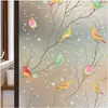 Window Stickers Privacy Glass Film Sticker Electrostatic Adsorption Removable Heat Insulation Sunscreen Sun PVC 3D