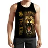 Men's Tank Tops Summer Men Lion Tank Tops Animal 3D Printed Sleeveless Cool Vest Women Fashion Casual Harajuku Streetwear Clothing 230419