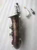 Alto Sax Mark VI Profesyonel Usta Serisi Kıdemli Antika Bakır Gümüş Key E Düz Yeni saksafon ile