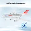 지능형 UAV 에어 버스 A380 보잉 747 RC 비행기 원격 제어 장난감 24G 고정 날개 비행기 자이로 야외 항공기 모델 231201