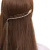 Presilhas de cabelo de cobra, presilhas de cabelo para mulheres, meninas, strass, borla, acessórios de cabelo, design de moda, ouro, prata, garra brilhante, corrente de tênis, amuletos, joias de cabelo para tranças