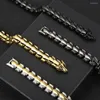 Chains Black Gold Plated Stainless Steel Choker Necklace For Men 60CM Long 15MM Wide Keel Chain Men's Necklaces Steampunk Male Jewelry