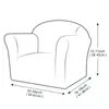 Chair Covers 1 Seat Children Mini Cover Stretch Slipcover Couch Size Armchair Case Soft Solid Color Elastic Sofa