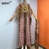 Ethnic Clothing WINYI holiday party Dress fashion dress for womenlady Elegant oversized kaftan african print caftan for ladieswomen 230419