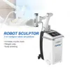 Intelligent Robotic Ems Fat Freezing Sculpting Machine Messa a fuoco elettromagnetica e crioterapia ad alta intensità Costruzione muscolare Pelle Addome Attrezzatura per il rafforzamento