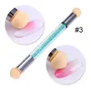 1 Pc Double-ended Nail Brush Set Gradient Sponges Nail Art Brushes Pen Acrylic Gel Glitter Powder Picking Dotting Tools Nail ToolsNail Brushes Nail Art Tools