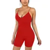 Women's Jumpsuits & Rompers Lady Playsuit Summer Sexy Women Sleeveless V-neck Jumpsuit Ladies Solid Color Womens ClothingWomen's