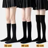 5 PC Skarpetki Hosiery JK Woman Socks Śliczne czarne białe lolita długie ciasne skarpetki solidne kolano kolano wysokie skarpetki moda kawaii cosplay seksowne nylonowe pończochy z0419