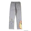 Designers Casual Pant Streetwear Jogger Trousers Sweatpants High Street Trendy TravisScotts Mud Dyed i Flame Ns Internet Red Slightly Spicy Casual Pants