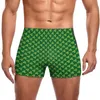 Herrbadkläder irländsk shamrock badstammar St Patricks Day Beach stor storlek Simshorts Anpassade snabba manliga trosor