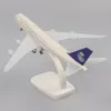 Aircraft Modle Metal Model 20cm 1 400 Saudi B747 Replica Alloy Material med landningsutrustning Ornament Barnleksaker Pojkegåvor 231118