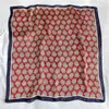 Sjaals 2023 vierkante sjaal voor vrouwen afdrukken zijden sjaal nek