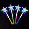 Other Festive Party Supplies Fivepointed Star Glow Stick Love Butterfly Moon Electronic Flashing Light Led Snowflake Creative Gift Dhzah