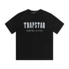 メンズTシャツトラップスター春夏男性女性Tシャツグラデーションカラーアルファベットヒップホップハイストリートカジュアルショートスリーブティー