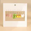 Dangle Earrings Cartoon Pendant Earring Set Lovely Duck Dangling Women's Jewelry Party Wedding Ornaments