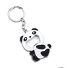Openers Creative Cartoon Bottle Opener Keychains Panda Keychain Pendant Corkscrew Portable Home Kitchen Tools Drop Delivery Dhgarden Dhnoz