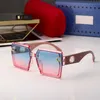 7 couleurs lunettes de soleil de luxe lunettes de soleil montures d'été mode lunettes rectangulaires sans cadre lunettes de soleil en plein air en gros