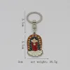 Keychains email kleurrijke Onze -Lieve -Vrouw van Guadalupe Keyring Katholieke engel Maagd Maria Hanger Keychain Ornament Blessing Doop sieraden