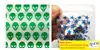 100pcslot plastik torbalar Baggies bitki tütün için desenli mini çantalar