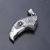 Pendant Necklaces 3D Dimensional Retro Hawk Head Alloy Necklace Personality Men Parrot Bird Metal Pendants Jewelry Fashion Accessory