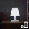 Table Lamps Outdoor Lighting LED Night Lights With Remote Colorful Rechargeable For Living Room Mushroom Bedroom Decor